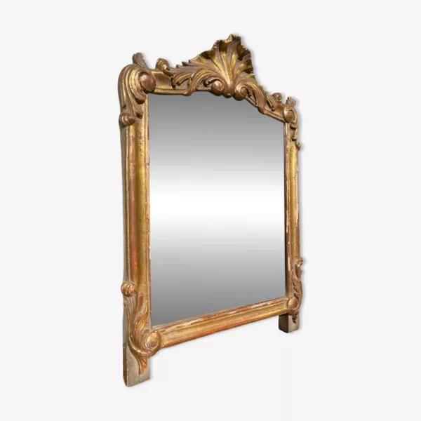 Miroir xixe - Decoration - Classique - bois - marron - vue de face