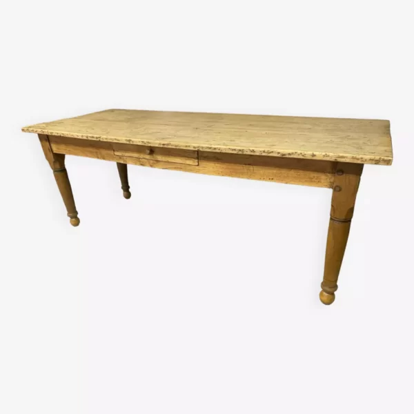 Table de ferme bois massif