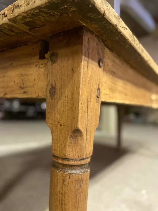 Table de ferme bois massif – Image 6