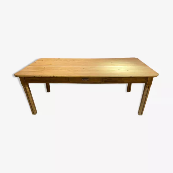 Table en bois réstaurée