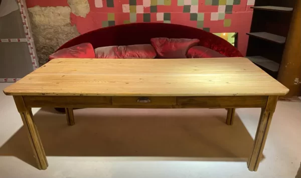 Table en bois réstaurée – Image 7