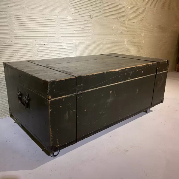 Table basse malle militaire – Image 7