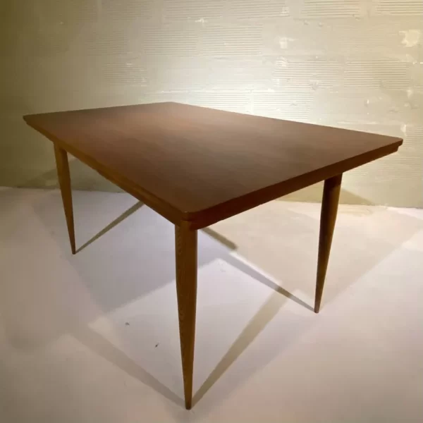 Table scandinave plaquage teck – Image 4