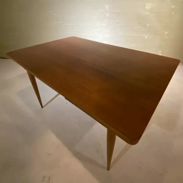 Table scandinave plaquage teck – Image 7