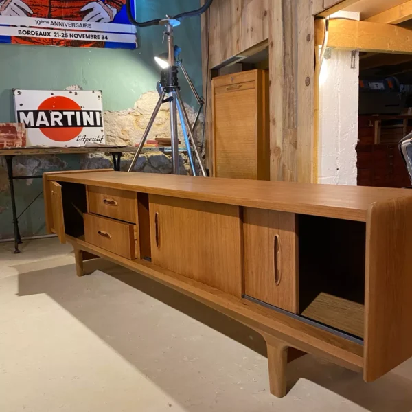 Enfilade année 70 - vue côté gauche ouvert