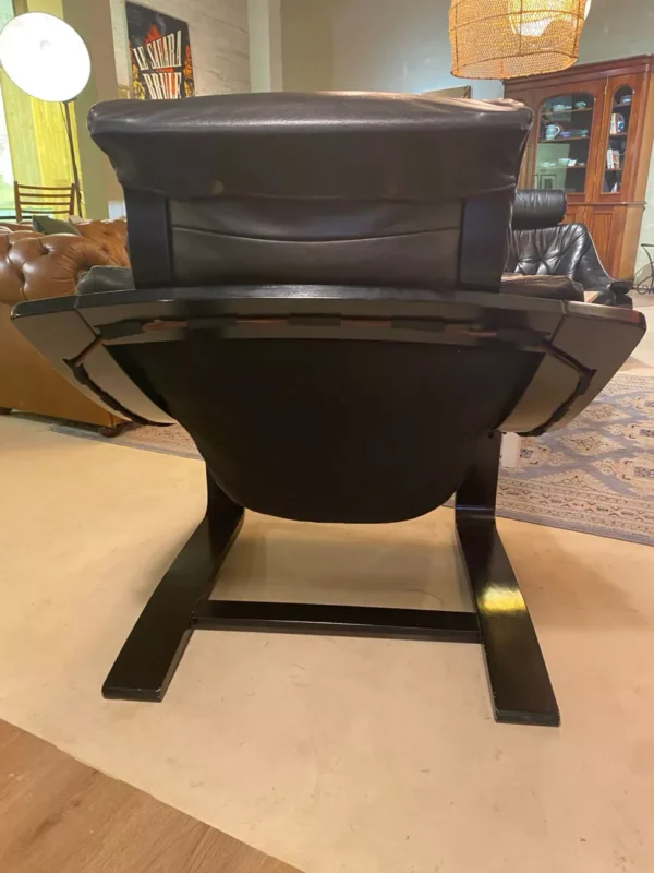Fauteuil Kroken par Ake-Frybytter pour Nelo -Suède 1970 - vue dos