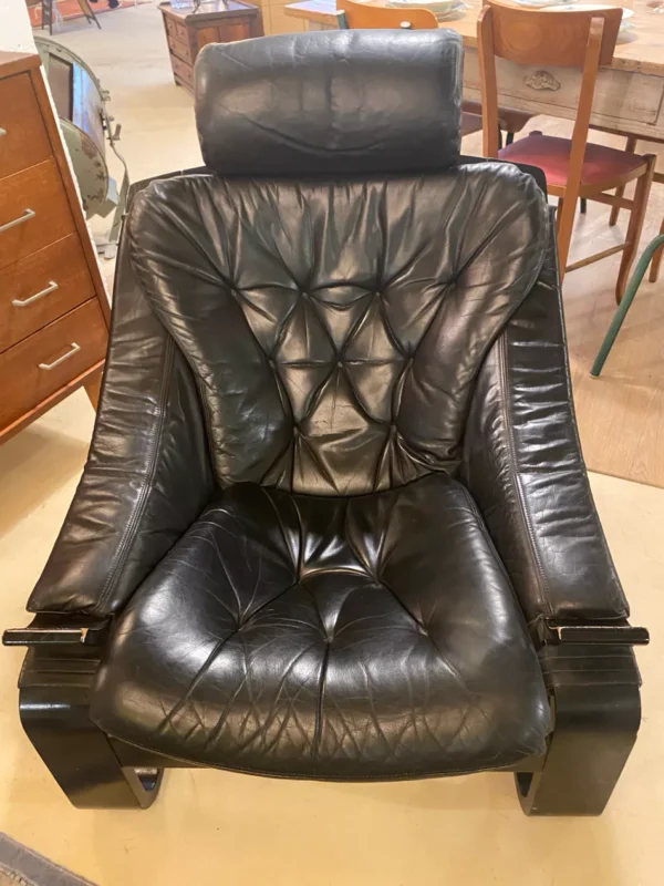 Fauteuil Kroken par Ake-Frybytter pour Nelo -Suède 1970 - vue face 2